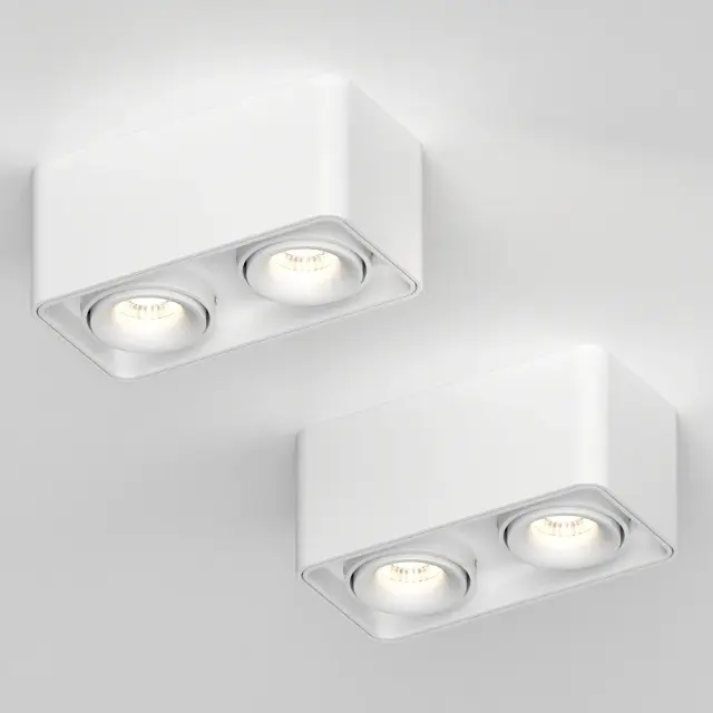Точечный светильник Ledron TUBING 2 White — белый, ракурс 3