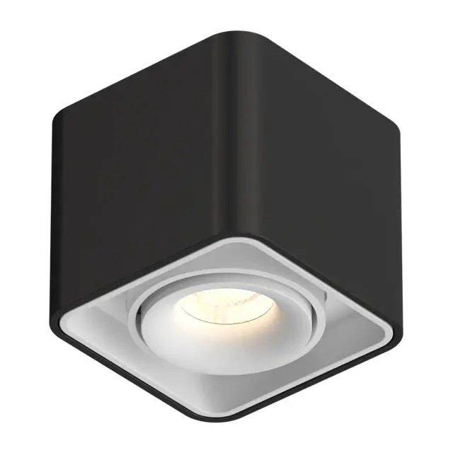 Точечный светильник Ledron TUBING Black-White — черный