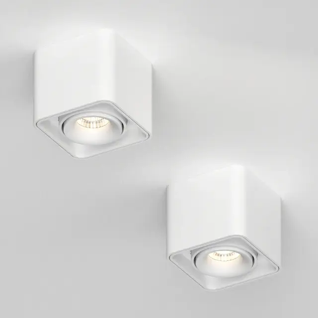 Точечный светильник Ledron TUBING White — белый, ракурс 3
