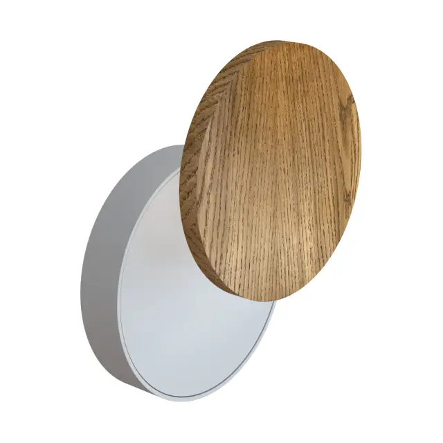 Бра Ledron UFO G2 Wooden Grey — серый, ракурс 2