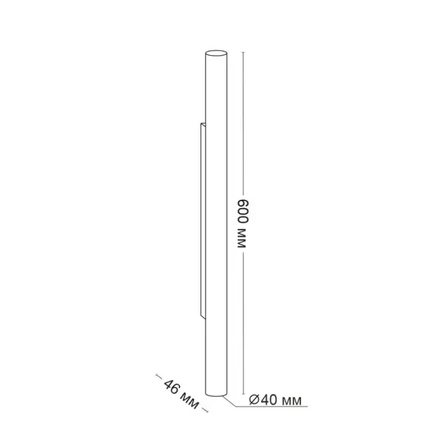 Светильник для ванной комнаты Ledron WL3113 White — белый, ракурс 6