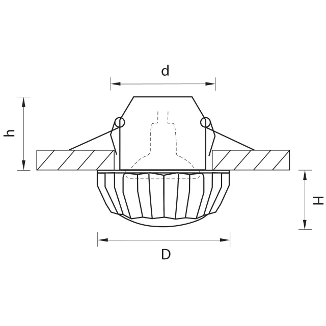 Точечный светильник Lightstar 006870 MODO — хром, ракурс 2