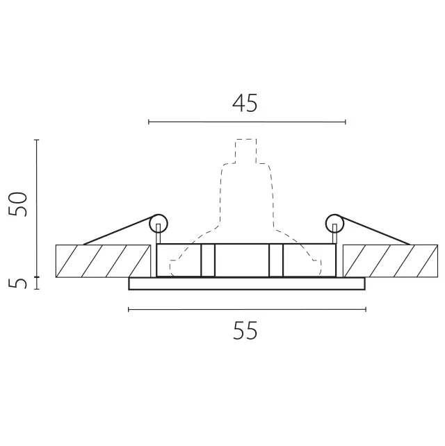 Точечный светильник Lightstar 011040 LEGA 11 — белый, ракурс 3