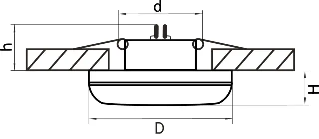 Точечный светильник Lightstar 011278 PIANO MINI — бронза, ракурс 2