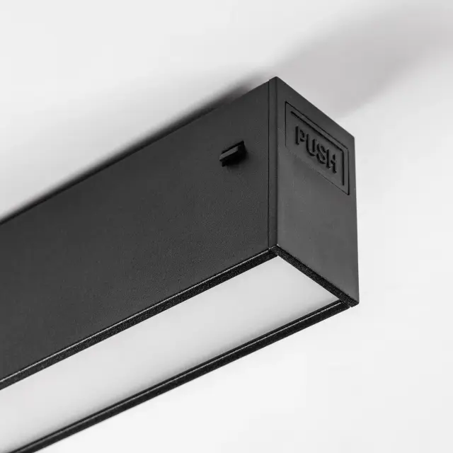 Светильник для однофазного трека Lightstar 205227 TETA — черный, ракурс 3