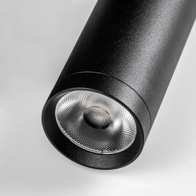 Светильник для однофазного трека Lightstar 205407 TETA — черный, ракурс 2