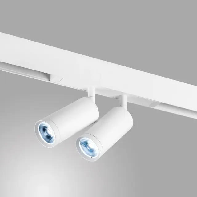 Светильник для однофазного трека Lightstar 205506 TETA — белый, ракурс 2