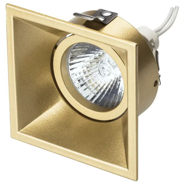 Точечный светильник Lightstar 214503 DOMINO — золотой
