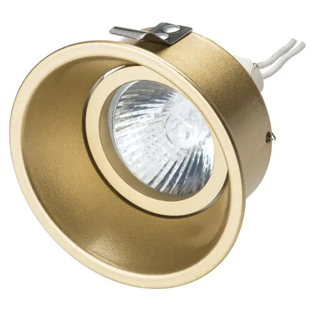 Точечный светильник Lightstar 214603 DOMINO — золотой