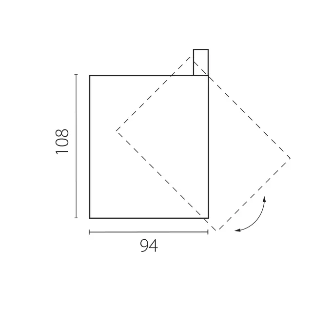 Светильник для трехфазного трека Lightstar 215447 ALTA BASE — черный, ракурс 2