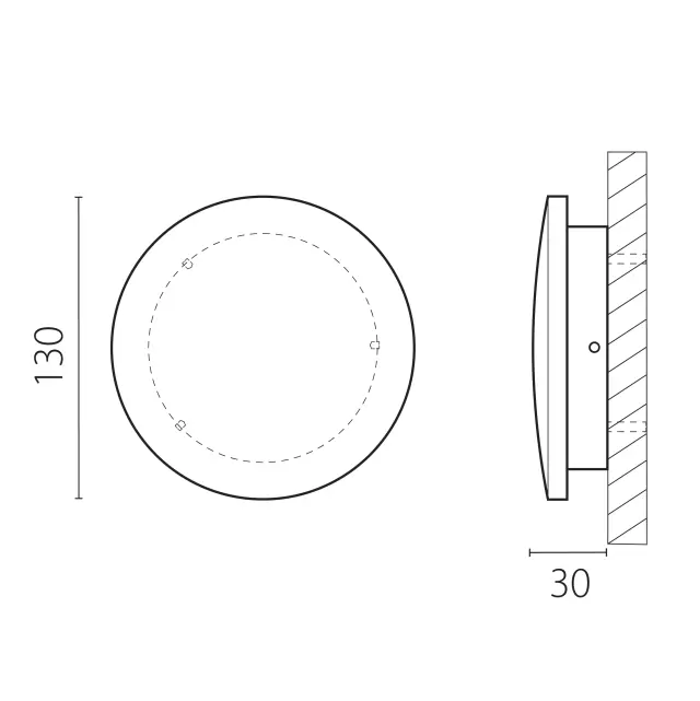 Уличный светильник Lightstar 379147 PIATTO — черный, ракурс 2