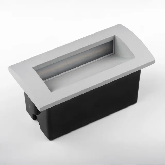Встраиваемый в стену светильник Lightstar 383672 ESTRA — черный, ракурс 6