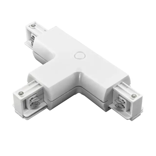 Соединитель для трехфазного трека Lightstar 504136 BARRA — белый