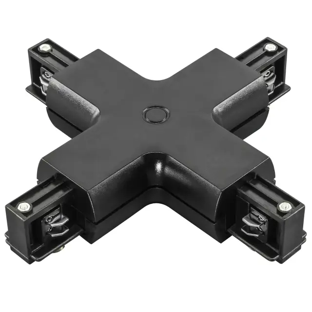 Соединитель для трехфазного трека Lightstar 504147 BARRA — черный