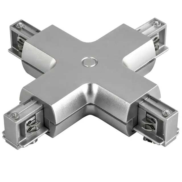 Соединитель для трехфазного трека Lightstar 504149 BARRA — серый