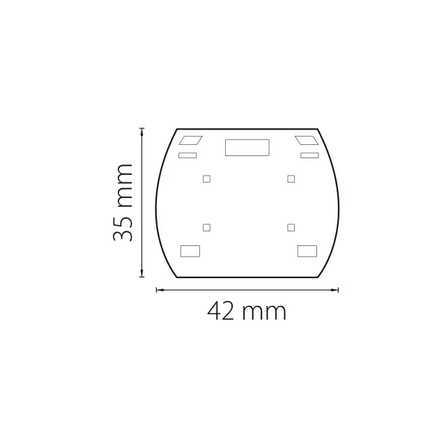 Заглушка для трехфазного шинопровода Lightstar 504169 BARRA — серый, ракурс 2