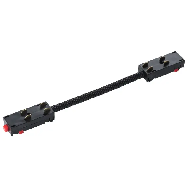 Соединитель питания регулируемый гибкий Lightstar 505157 TETA — черный