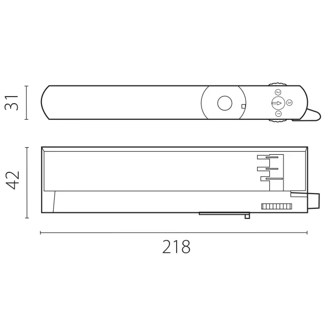 Адаптер для трехфазного шинопровода Lightstar 594066 QUATTRO — белый, ракурс 2