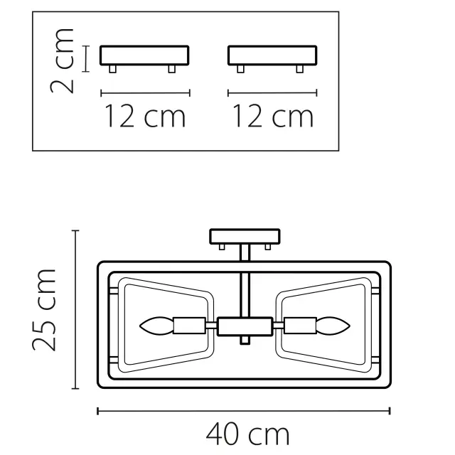 Люстра Lightstar 713347 REGOLO — золотой, ракурс 2