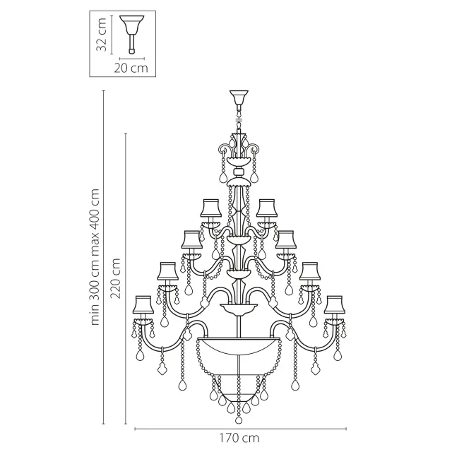 Люстра Lightstar 715577 NATIVO — коричневый, ракурс 8