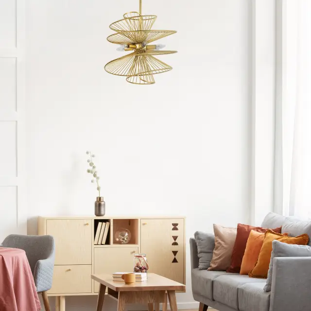 Люстра Lightstar 728163 ZETA — золотой, ракурс 5