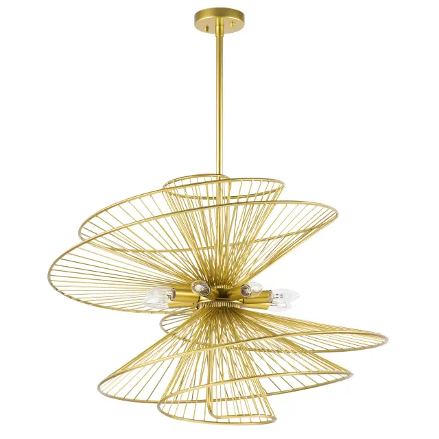 Люстра Lightstar 728183 ZETA — золотой