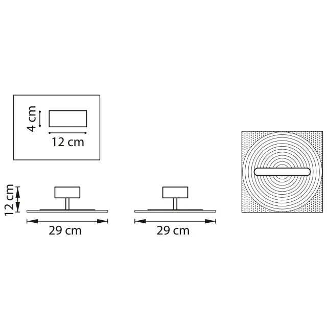 Люстра Lightstar 738043 ACRILE — золотой, ракурс 4