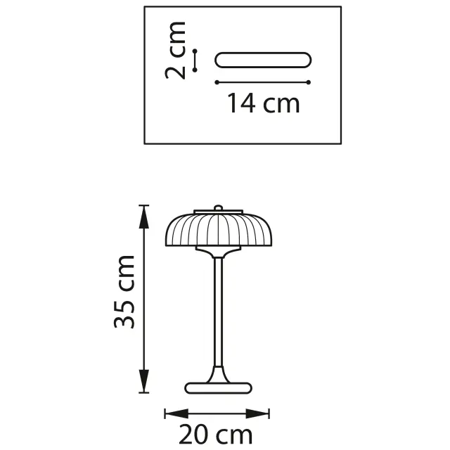 Настольная лампа Lightstar 738973 ACRILE — черный, ракурс 7