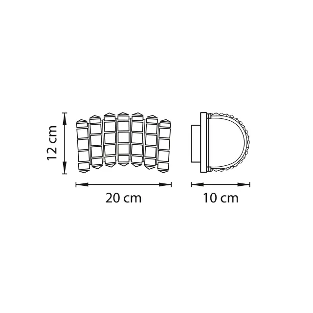 Бра Lightstar 741622 ONDA — золотой, ракурс 5