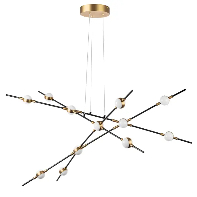 Люстра Lightstar 745247 BERGAMO — золотой
