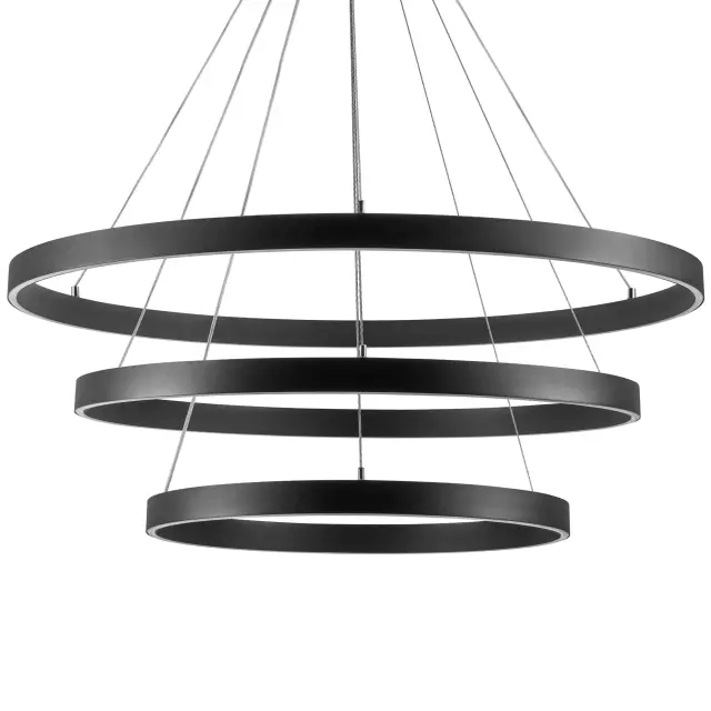 Светильник Lightstar 748227 SATURNO — черный, ракурс 3