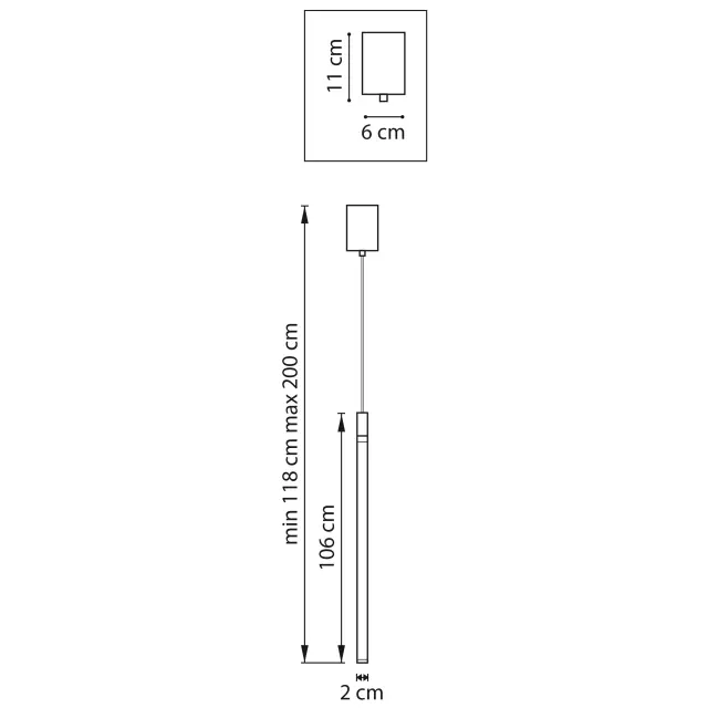 Светильник Lightstar 748433 TUBO — золотой, ракурс 8