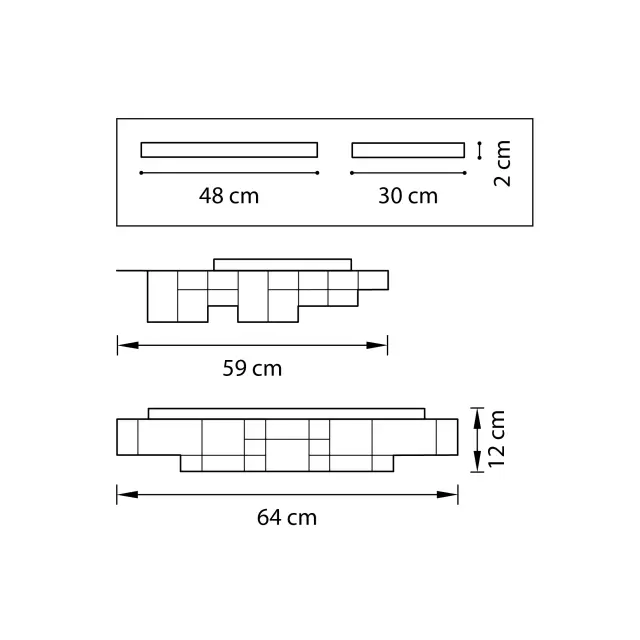 Светильник Lightstar 750161 FAVO — золотой, ракурс 2