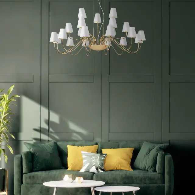 Люстра Lightstar 758212 DIAFANO — золотой, ракурс 4
