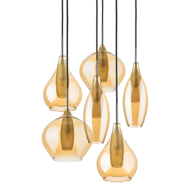 Светильник Lightstar 803063 PENTOLA — хром, ракурс 3