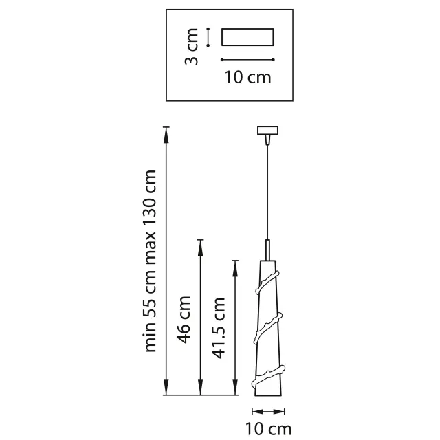 Светильник Lightstar 804310 PETALO — хром, ракурс 2