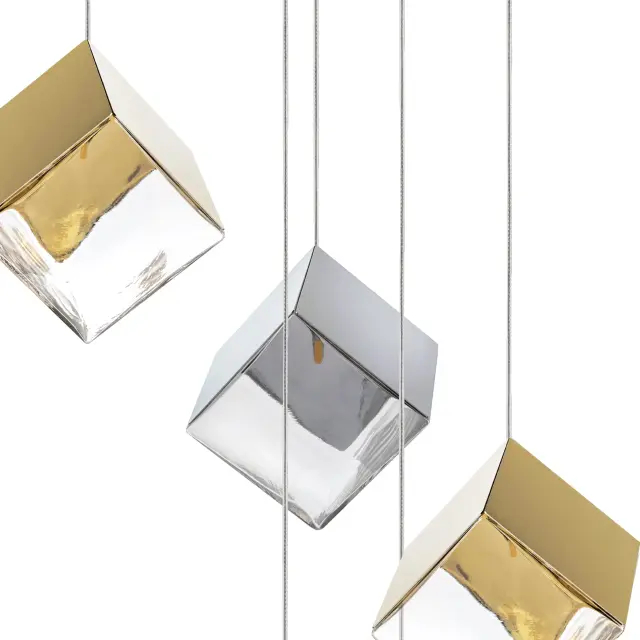 Светильник Lightstar 805569 QUBICA — серебряный, ракурс 4