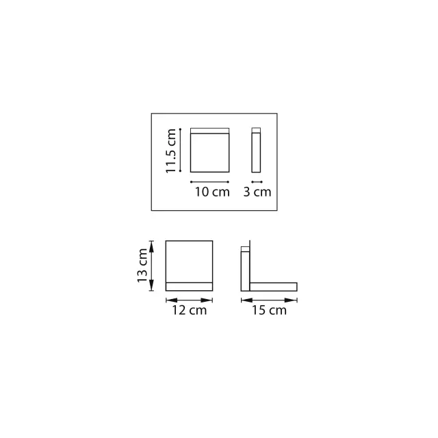 Бра Lightstar 808517 MURO II — черный, ракурс 7
