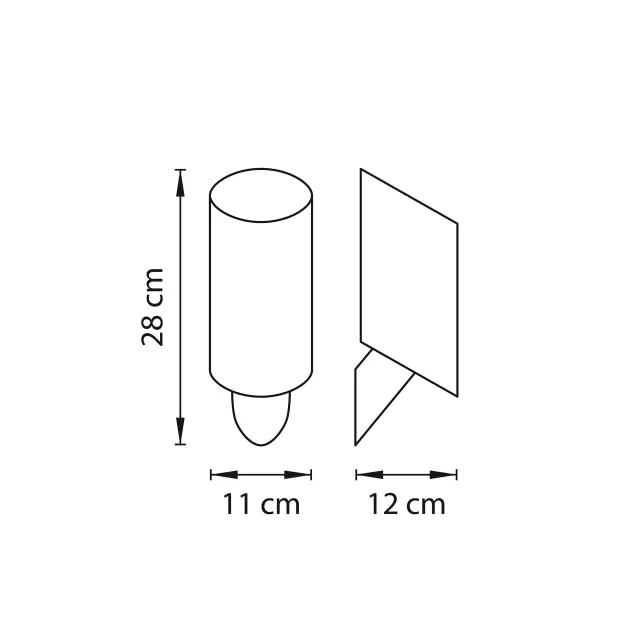 Бра Lightstar 808610 MURO I — хром, ракурс 2