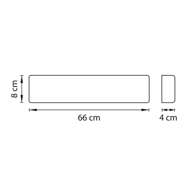 Бра Lightstar 810527 FIUME — черный, ракурс 2
