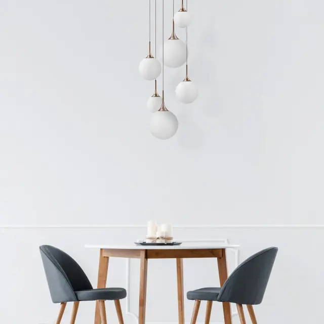 Светильник Lightstar 813063 GLOBO — никель, ракурс 4