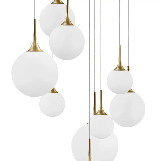 Светильник Lightstar 813092 GLOBO — золотой, ракурс 3