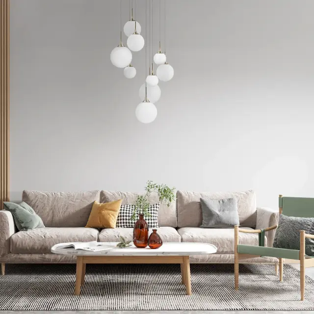 Светильник Lightstar 813093 GLOBO — никель, ракурс 4