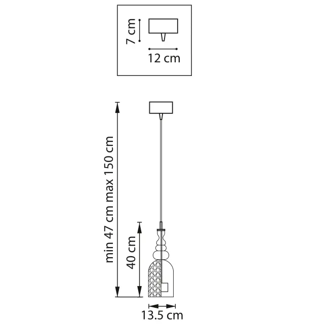 Светильник Lightstar 814002 BELLE — хром, ракурс 7