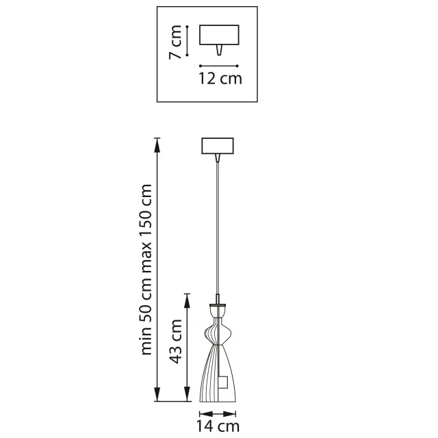 Светильник Lightstar 814003 BELLE — хром, ракурс 7