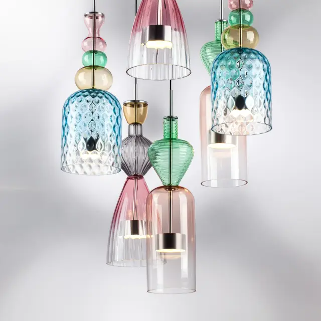 Светильник Lightstar 814069 BELLE — хром, ракурс 3