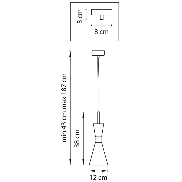 Светильник Lightstar 816017 DUMO — золотой, ракурс 2
