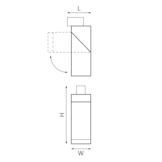 Светильник для однофазного трека Lightstar A1T051056 ILLUMO Q — белый, ракурс 2