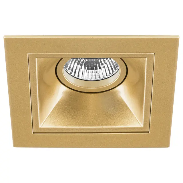 Точечный светильник Lightstar D51303 DOMINO — золотой