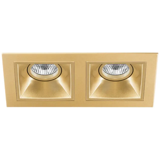 Точечный светильник Lightstar D5230303 DOMINO — золотой